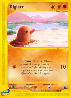Pokémon-Karte Diglett 050/144