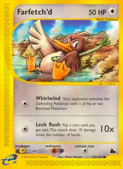 Pokémon-Karte Farfetch'd 055/144