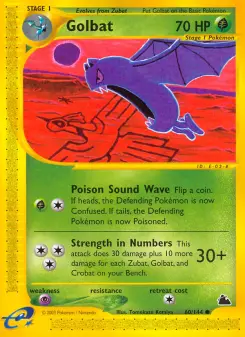 Pokémon-Karte Golbat 060/144