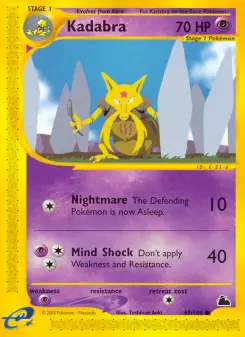 Pokémon-Karte Kadabra 069/144