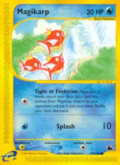 Pokémon-Karte Magikarp 075/144