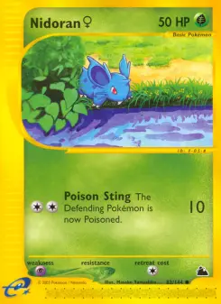Pokémon-Karte Nidoran♀ 082/144