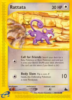 Pokémon-Karte Rattata 090/144