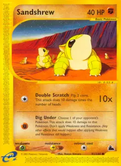 Pokémon-Karte Sandshrew 092/144