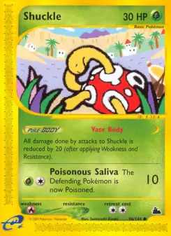 Pokémon-Karte Shuckle 096/144