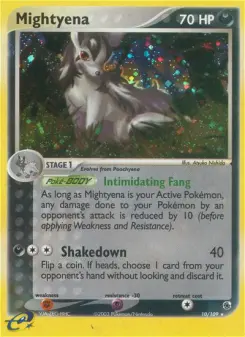 Pokémon-Karte Mightyena 010/109