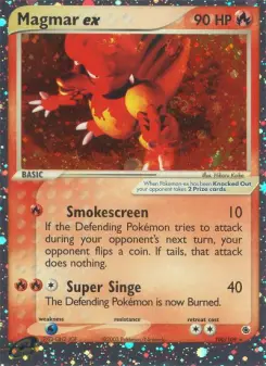 Pokémon-Karte Magmar ex 100/109