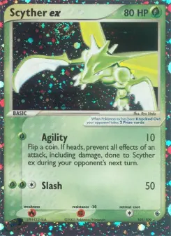 Pokémon-Karte Scyther ex 102/109