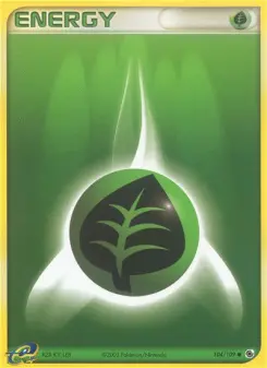 Pokémon-Karte Grass Energy 104/109