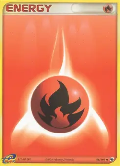 Pokémon-Karte Fire Energy 108/109