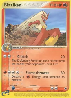 Pokémon-Karte Blaziken 015/109