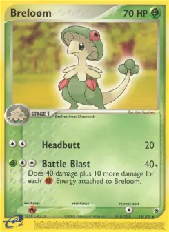 Pokémon-Karte Breloom 016/109