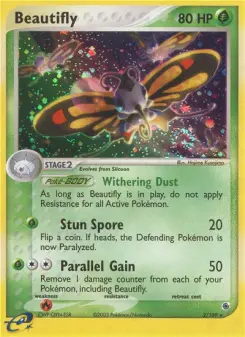 Pokémon-Karte Beautifly 002/109