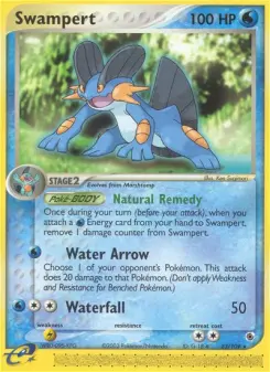 Pokémon-Karte Swampert 023/109