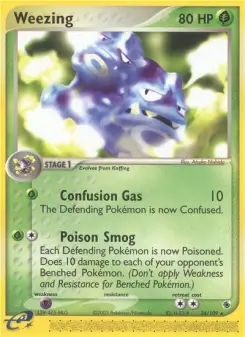 Pokémon-Karte Weezing 024/109