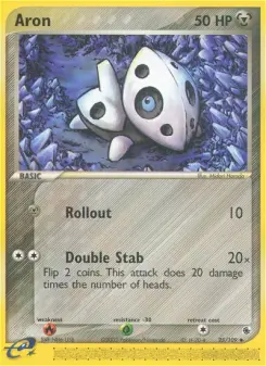 Pokémon-Karte Aron 025/109