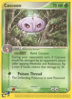 Pokémon-Karte Cascoon 026/109