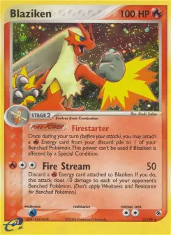 Pokémon-Karte Blaziken 003/109