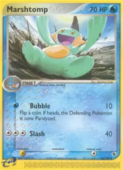 Pokémon-Karte Marshtomp 040/109