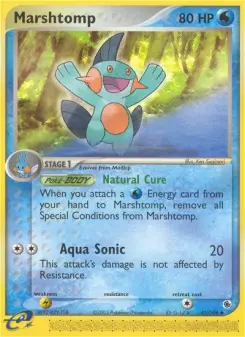 Pokémon-Karte Marshtomp 041/109