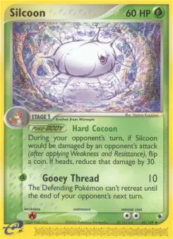 Pokémon-Karte Silcoon 043/109