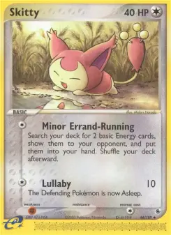 Pokémon-Karte Skitty 044/109