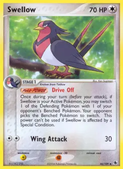 Pokémon-Karte Swellow 046/109