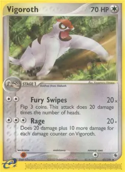 Pokémon-Karte Vigoroth 047/109