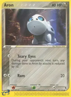 Pokémon-Karte Aron 049/109