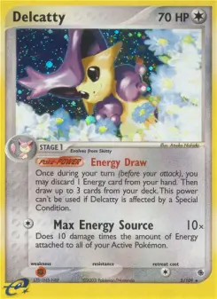Pokémon-Karte Delcatty 005/109