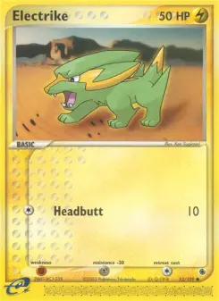 Pokémon-Karte Electrike 052/109