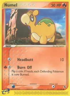 Pokémon-Karte Numel 061/109