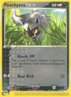 Pokémon-Karte Poochyena 064/109