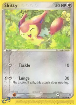 Pokémon-Karte Skitty 071/109