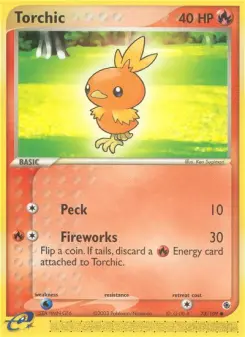Pokémon-Karte Torchic 073/109