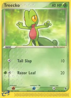 Pokémon-Karte Treecko 076/109