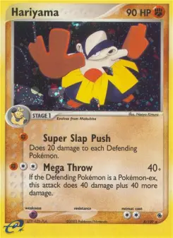 Pokémon-Karte Hariyama 008/109