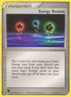 Pokémon-Karte Energy Restore 081/109