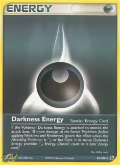 Pokémon-Karte Darkness Energy 093/109