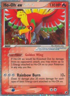 Pokémon-Karte Ho-oh ex 104/115