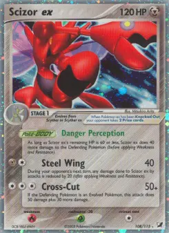 Pokémon-Karte Scherox ex 108/115