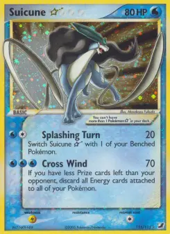 Pokémon-Karte Suicune ☆ 115/115