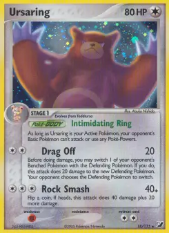 Pokémon-Karte Ursaring 018/115