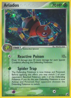 Pokémon-Karte Ariados 002/115