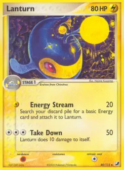 Pokémon-Karte Lanturn 040/115