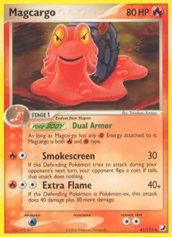 Pokémon-Karte Magcargo 041/115