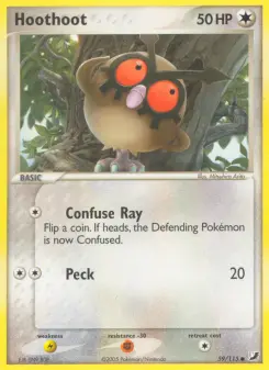 Pokémon-Karte Hoothoot 059/115