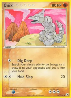 Pokémon-Karte Onix 065/115