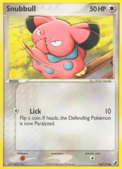 Pokémon-Karte Snubbull 074/115