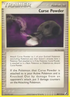 Pokémon-Karte Verfluchtes Pulver 080/115